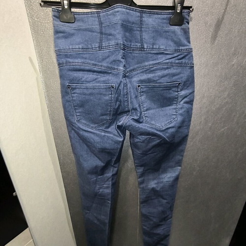 Stradivarius skinny high waist jeans like new, blue, size S