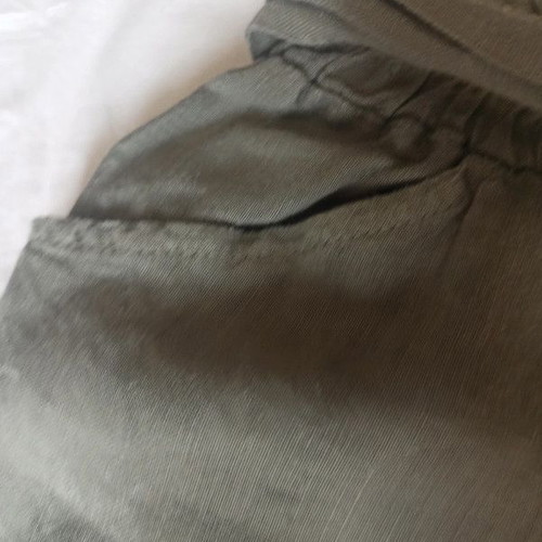 Women's linen capri pants khaki size s/m like new
