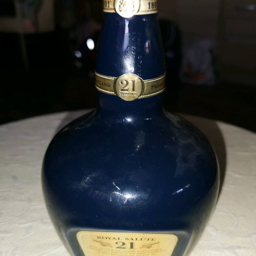 Royal Salute 21 Years Porcelain Decanter empty, used