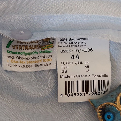 Eterna women's shirt XXL turquoise, like new, 3/4 sleeve