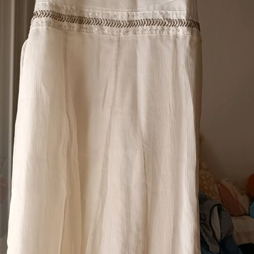 Monsoon white dress like new for girl 12-13 years old