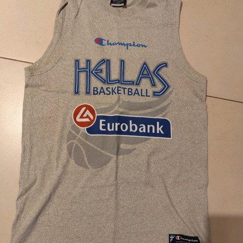 Greece National Basketball Official Coaching Jersey used 2004-2008