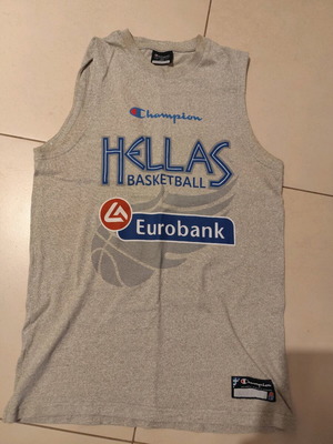 Greece National Basketball Official Coaching Jersey used 2004-2008