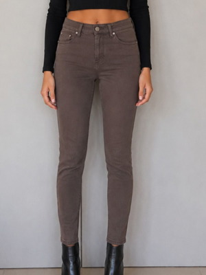 Denim women's pants brown size 38 sinsay like new