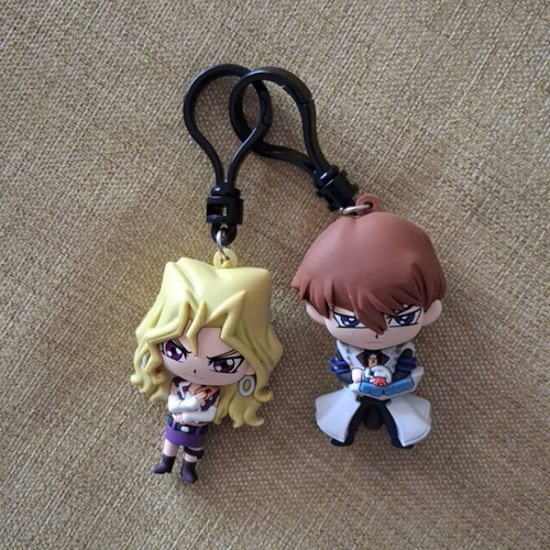 Kaiba and May keychains like new from Yugioh