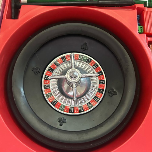 Small tabletop roulette used