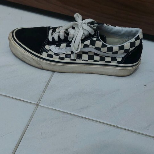Vans shoes used, size 42.5, black and white
