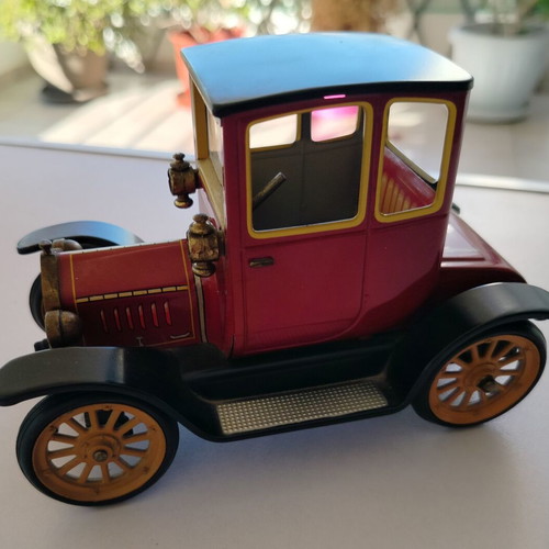 Schuco 1227 Ford Coupe T 1917 wind-up toy used, 60s-70s vintage