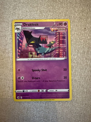 Drakloak Pokémon card 129/264 used