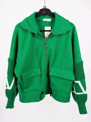 Green coat new universal size