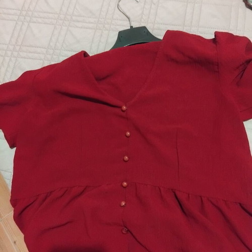 Trendyol dress Burgundy size 40, like new, empire line