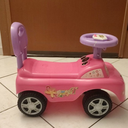 Lorelli My Friend Ride On Car walker, pink and purple