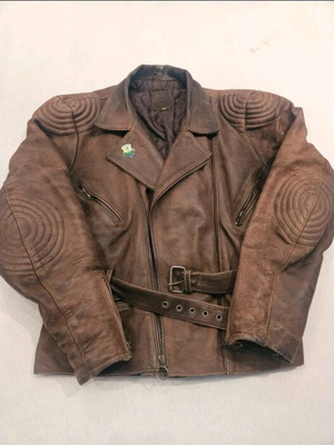 Louis Leather XXL Bikers Jacket used, size 58, genuine leather
