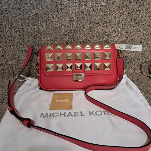 Michael Kors handbag new, red, 100% leather