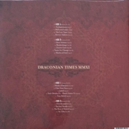 Paradise Lost Draconian Times MMXI Live 2xLP запечатан