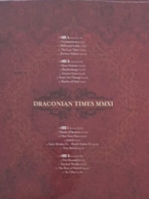 Paradise Lost Draconian Times MMXI Live 2xLP запечатан