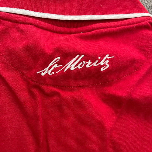 ST.MORITZ Polo Shirt Men XL New Red