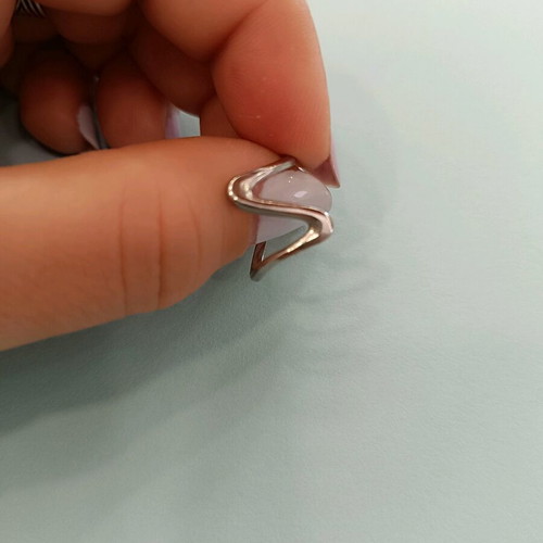 Ring new, silver color, adjustable size