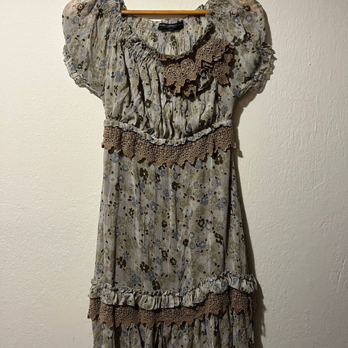 Rinascimento dress gray multicolor size S used