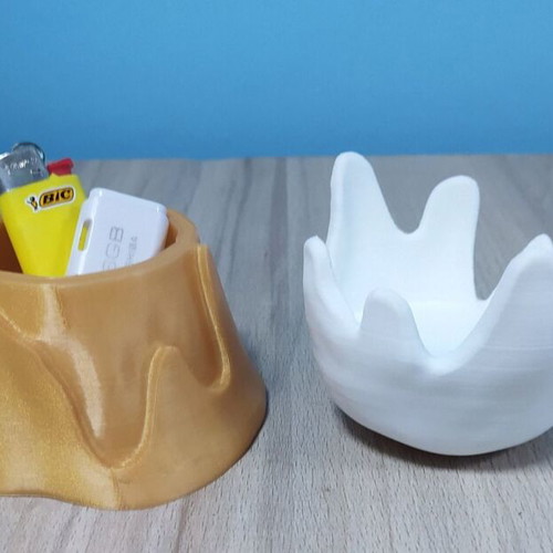 Skyrim Sweet Roll 3D printed box new, storage space 8.9 cm