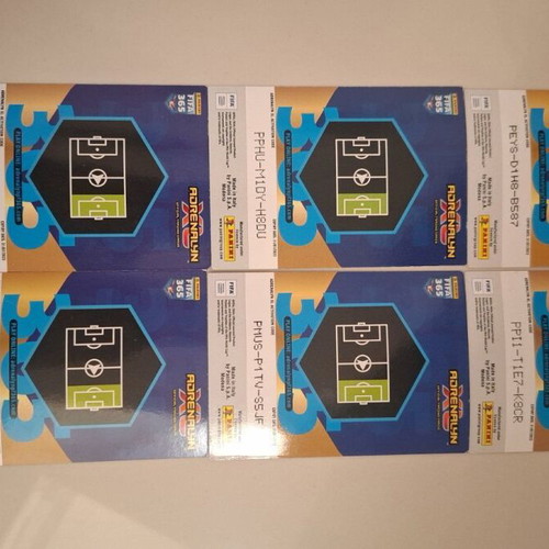 Panini Adrenalyn XL FIFA 365 Giant set of 6 cards like new