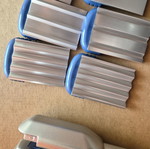 Hair styling set with case, mainly for curls