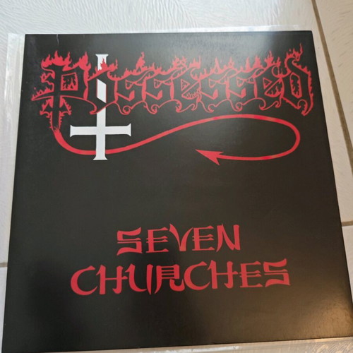 Possessed Seven Churches βινύλιο μεταχειρισμένο, LP, reissue, gatefold