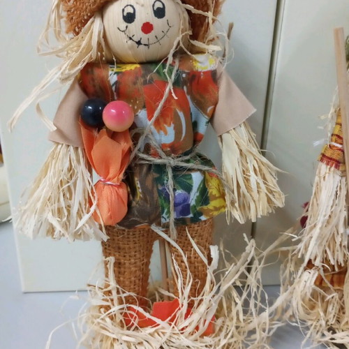 Scarecrow dolls new, set of 2 pieces