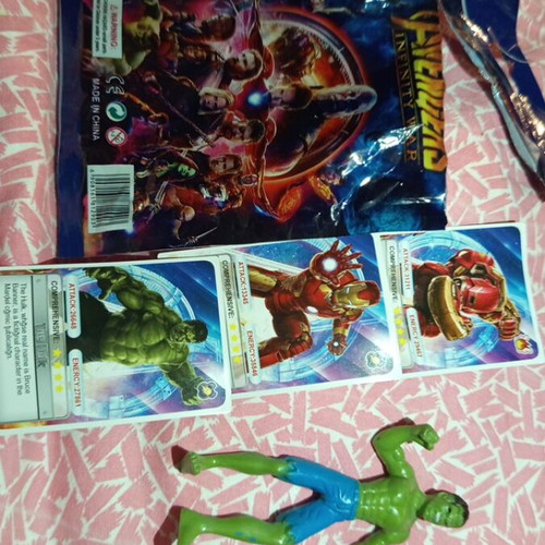 Action figure green hero Avengers Hulk style new