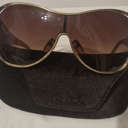 Givenchy sunglasses used, gold color