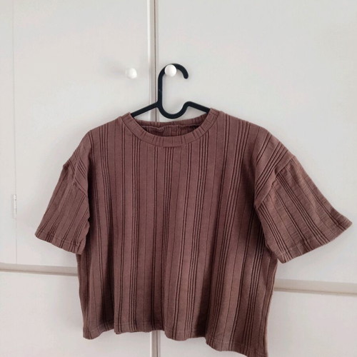 Crop top like new, brown, size S-M