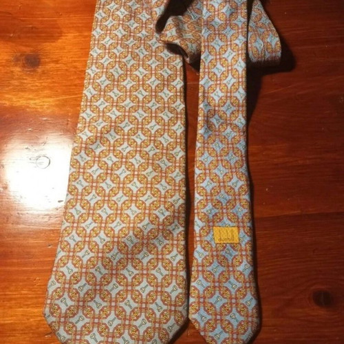 Dunhill tie like new, turquoise