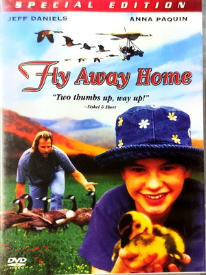 Fly Away Home DVD used, drama movie with subtitles
