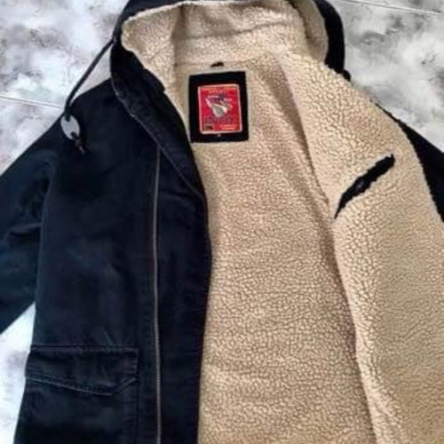 Men's jacket coat like new, blue, size M