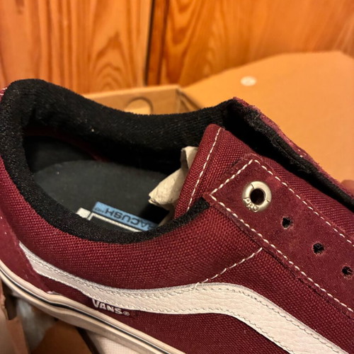 Vans Old Skool Pro-Skate suede shoes size EU43 like new, burgundy