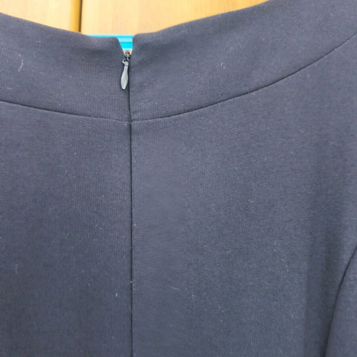 Black winter dress XL like new