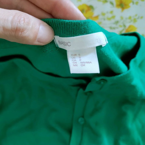 Zara cardigan used, green, size S