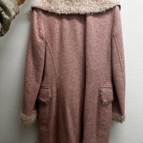 Coat half coat in sweet pink shade like new