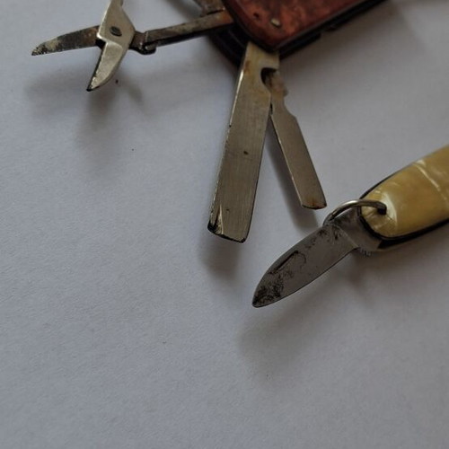 Collectible retro multitools used, set of two