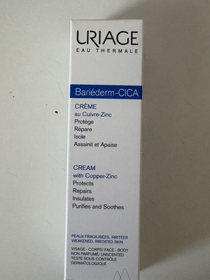 Uriage Bariederm Cica-Creme Reparatrice Cu Zn 40 ml new