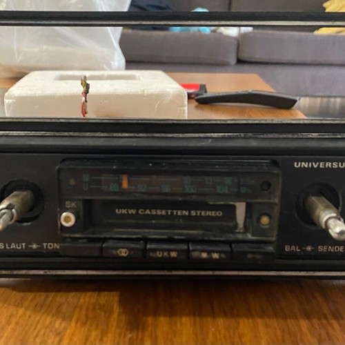Universum car cassette radio used vintage
