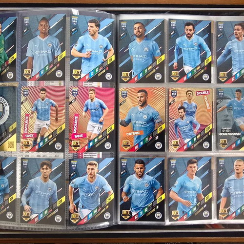 Panini Adrenalyn XL FIFA 365 2024 album with 218 cards