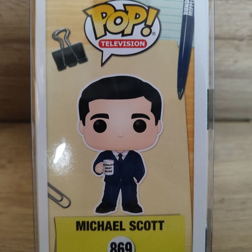 Funko POP! Michael Scott with mug like new