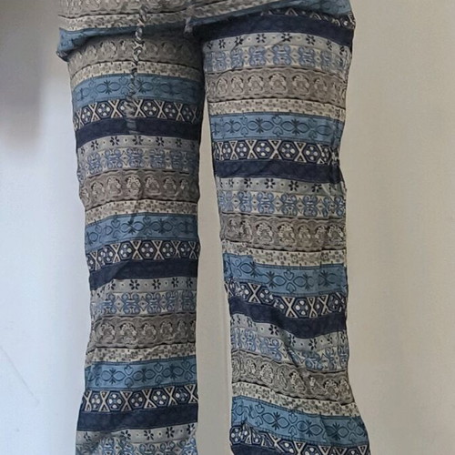 Saya pants used with blue pattern S/M