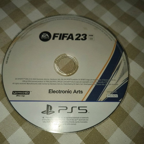 FIFA 23 CD used for PlayStation 5 without cover