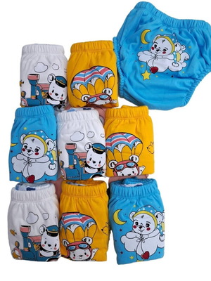 Educational Baby Training Pants 3-Pack New, Various Colors