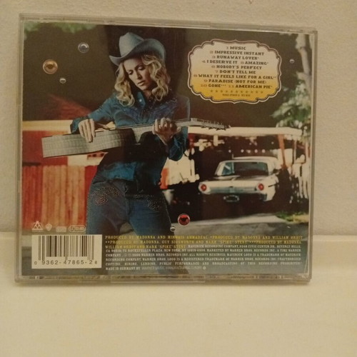 Madonna Music CD, pop album 2000