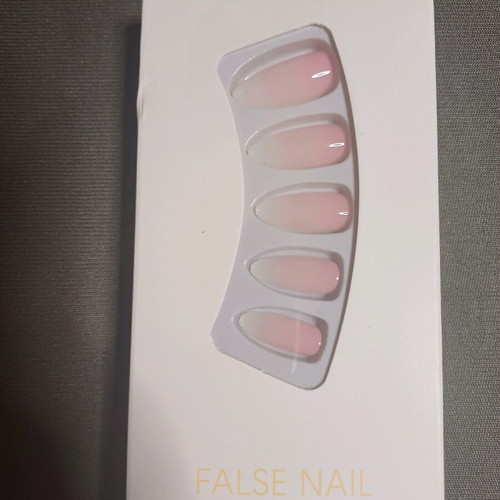 Babyboomer false nails set of 24 new with file and glue stickers