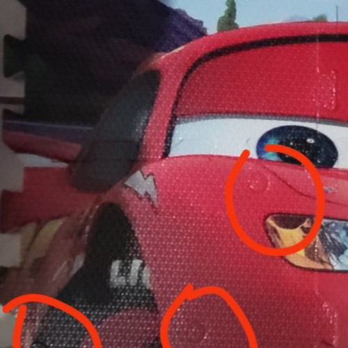 Παζλ δαπέδου Cars μεταχειρισμένο, 6 τεμάχια