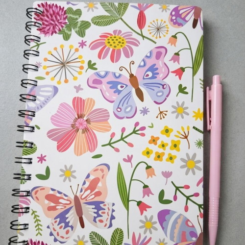 Notebook set with pen and free bookmark, new